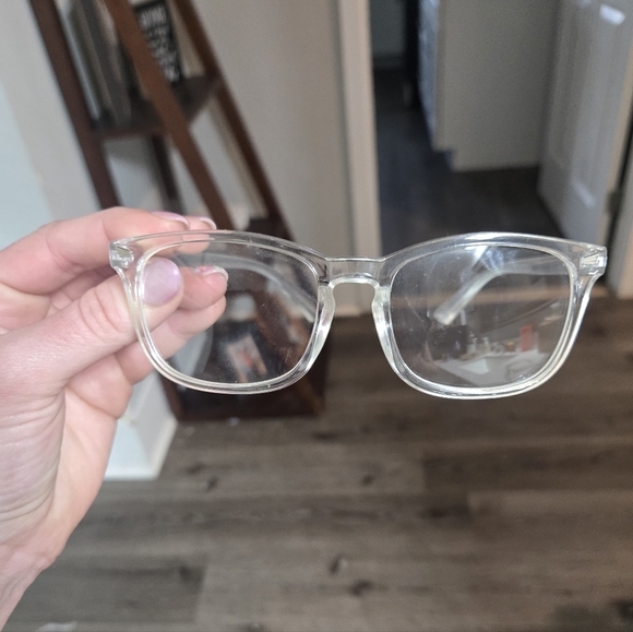 Stylish Green and Clear Blue Light Glasses Set - Picture 2 of 5